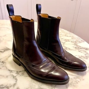 Mens Gucci Chocolate Brown Chelsea Boots Size 8 EXCELLENT Condition